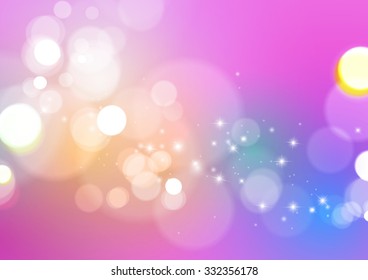 Bright Abstract Background, Vector Illustration