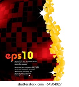 bright abstract background - vector illustration