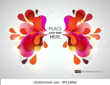 Bright abstract background. vector illustration.