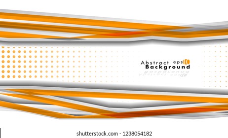 Bright abstract background. Vector template. Orange , with a gradient point as the background