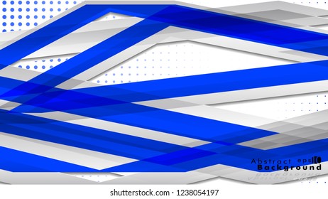 Bright abstract background. Vector template. blue, with a gradient point as the background