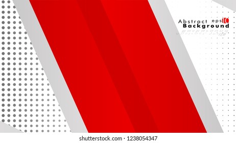 Bright abstract background. Vector template. Red , with a gradient point as the background