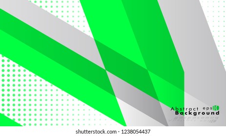 Bright abstract background. Vector template. Green, with a gradient point as the background