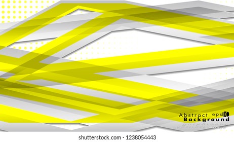 Bright abstract background. Vector template. yellow , with a gradient point as the background