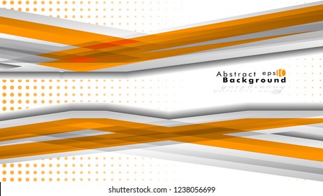 Bright abstract background. Vector template. Orange , with a gradient point as the background