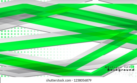 Bright abstract background. Vector template. Green, with a gradient point as the background