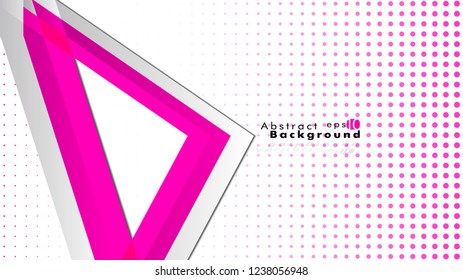 Bright abstract background. Vector template. pink , with a gradient point as the background