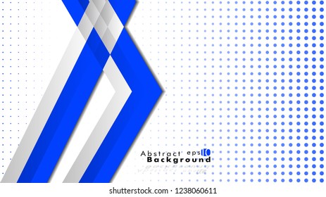 Bright abstract background. Vector template. blue, with a gradient point as the background