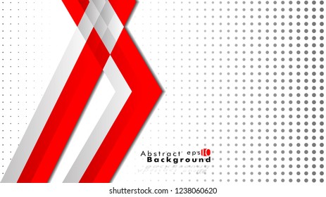 Bright abstract background. Vector template. Red , with a gradient point as the background