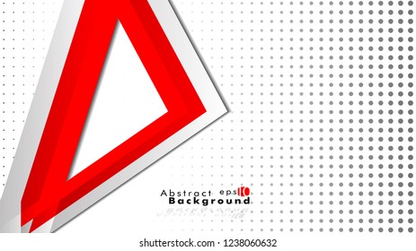 Bright abstract background. Vector template. Red , with a gradient point as the background