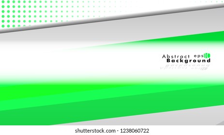 Bright abstract background. Vector template. Green, with a gradient point as the background