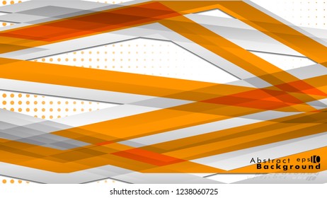 Bright abstract background. Vector template. Orange , with a gradient point as the background