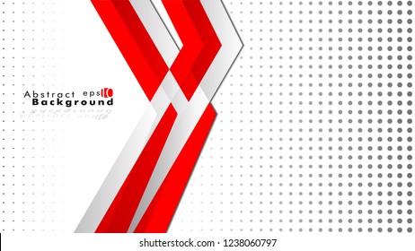 Bright abstract background. Vector template. Red , with a gradient point as the background