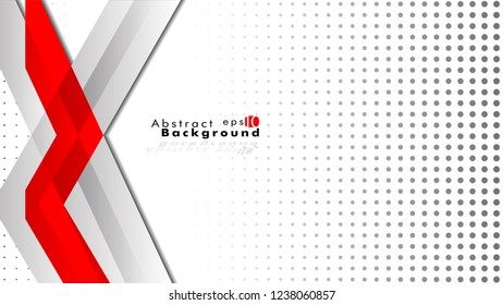 Bright abstract background. Vector template. Red , with a gradient point as the background