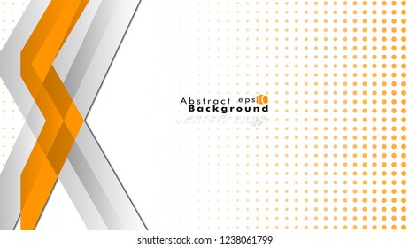 Bright abstract background. Vector template. Orange , with a gradient point as the background