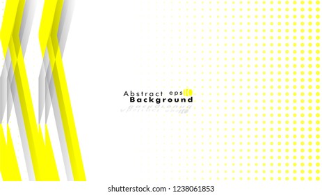 Bright abstract background. Vector template. yellow , with a gradient point as the background