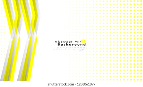 Bright abstract background. Vector template. yellow , with a gradient point as the background