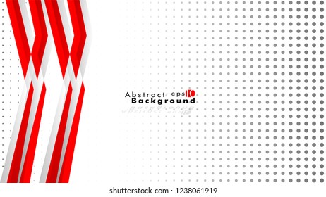 Bright abstract background. Vector template. Red , with a gradient point as the background