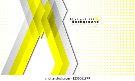 Bright abstract background. Vector template. yellow , with a gradient point as the background