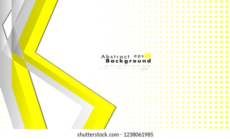 Bright abstract background. Vector template. yellow , with a gradient point as the background