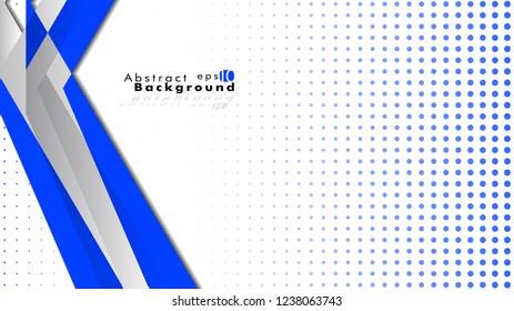 Bright abstract background. Vector template. blue, with a gradient point as the background