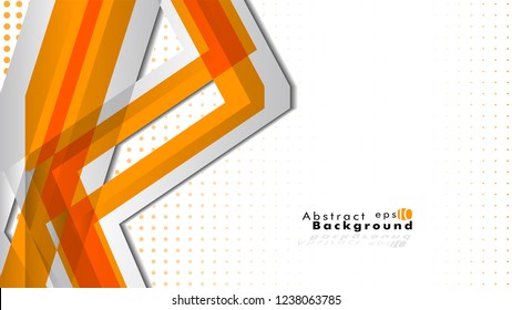 Bright abstract background. Vector template. Orange , with a gradient point as the background