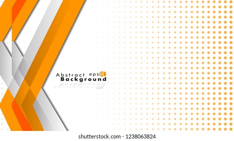 Bright abstract background. Vector template. Orange , with a gradient point as the background
