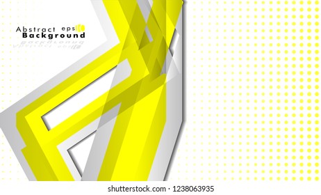 Bright abstract background. Vector template. yellow , with a gradient point as the background