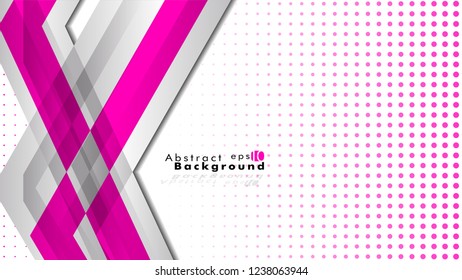Bright abstract background. Vector template. pink , with a gradient point as the background