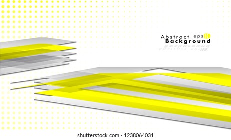 Bright abstract background. Vector template. yellow , with a gradient point as the background