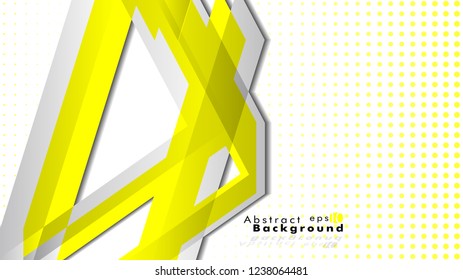 Bright abstract background. Vector template. yellow , with a gradient point as the background