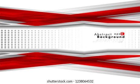 Bright abstract background. Vector template. Red , with a gradient point as the background