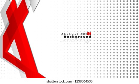 Bright abstract background. Vector template. Red , with a gradient point as the background