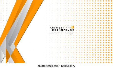 Bright abstract background. Vector template. Orange , with a gradient point as the background