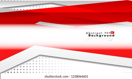 Bright abstract background. Vector template. Red , with a gradient point as the background