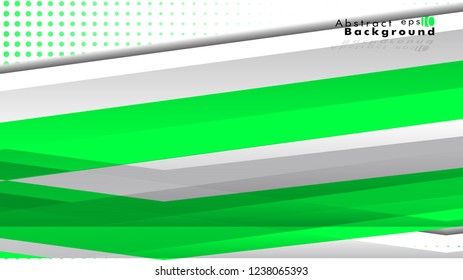 Bright abstract background. Vector template. Green, with a gradient point as the background