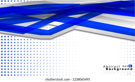 Bright abstract background. Vector template. blue, with a gradient point as the background