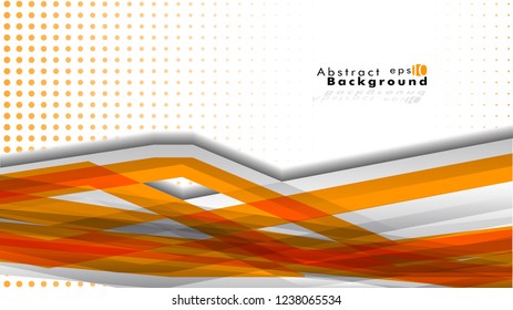 Bright abstract background. Vector template. Orange , with a gradient point as the background