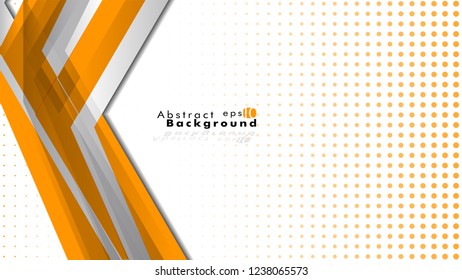 Bright abstract background. Vector template. Orange , with a gradient point as the background