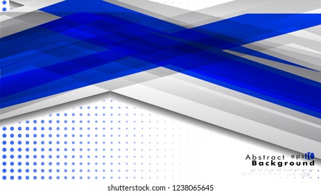 Bright abstract background. Vector template. blue, with a gradient point as the background