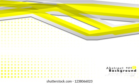 Bright abstract background. Vector template. yellow , with a gradient point as the background