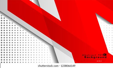 Bright abstract background. Vector template. Red , with a gradient point as the background