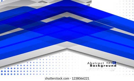 Bright abstract background. Vector template. blue, with a gradient point as the background