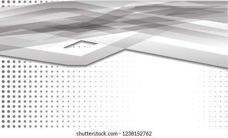 Bright abstract background. Vector template. Grey , with a gradient point as the background