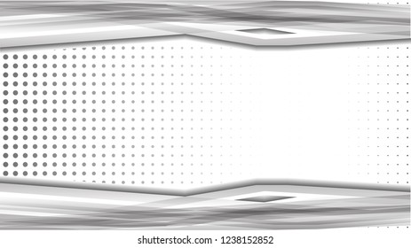 Bright abstract background. Vector template. Grey , with a gradient point as the background