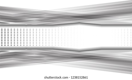 Bright abstract background. Vector template. Grey , with a gradient point as the background