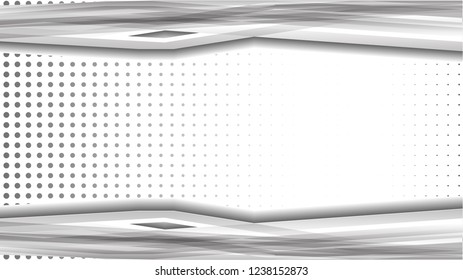 Bright abstract background. Vector template. Grey , with a gradient point as the background