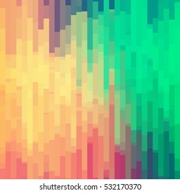 Bright abstract background with vertical lines and shapes. Color contrast.