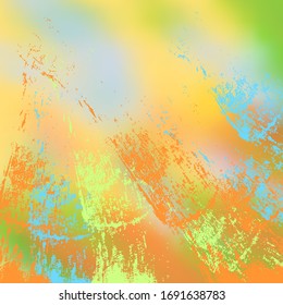 Bright abstract background yellow green with orange colors, blur.  
