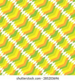 Bright abstract background of yellow - green figures on a white background.